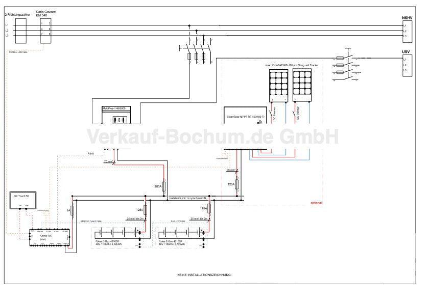 Set EFH 1 Phase 10KW Akku 5kva Multiplus-II - Verkauf-Bochum.de