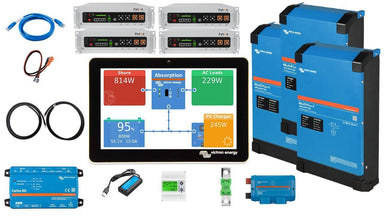 %Aktion% Set EFH 3 Phasen 20KW h Akku V5 9kva Multiplus-II - Verkauf-Bochum.de