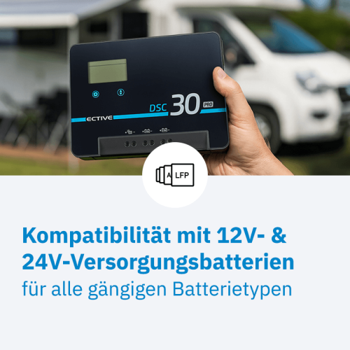 ECTIVE DSC 30 PRO MPPT Solar-Laderegler 30A Solarspannung 150V