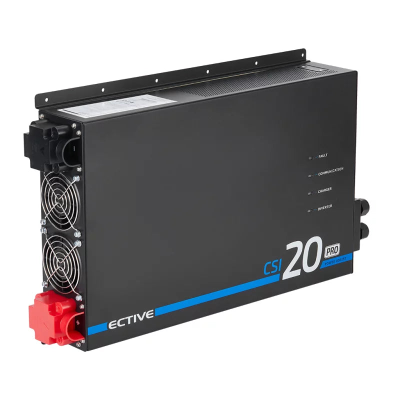 ECTIVE CSI 20 PA PRO 2000W/12V Sinus-Wechselrichter mit Netzvorrangschaltung und 125 A / 1500 W Ladegerät