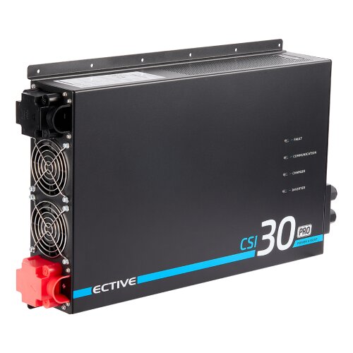 ECTIVE CSI 30 PA-RCD PRO 3000W/12V Sinus-Wechselrichter mit Netzvorrangschaltung und 125 A / 1500 W Ladegerät