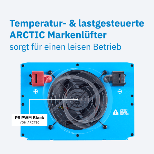 ECTIVE CSI 10 PRO 1000W/12V Sinus-Wechselrichter mit Netzvorrangschaltung und Ladegerät