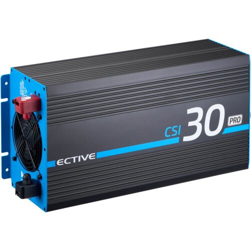 ECTIVE SSI 30 PRO 3000W/12V Sinus-Wechselrichter mit Netzvorrangschaltung, Ladegerät und Laderegler