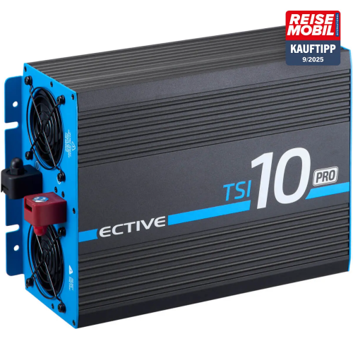ECTIVE TSI 10 1000W/12V Sinus-Wechselrichter mit NVS- und USV-Funktion