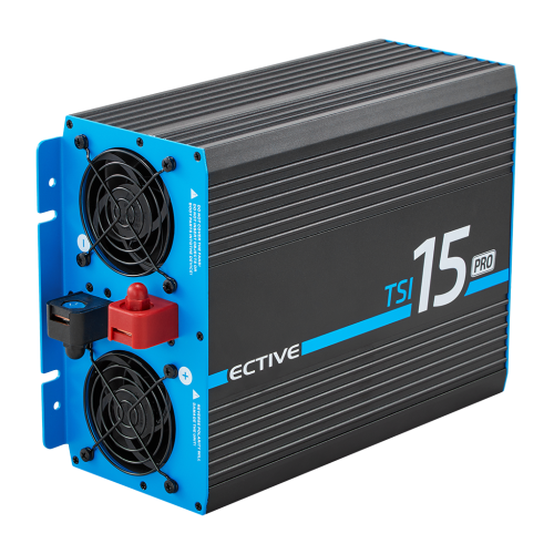 ECTIVE TSI 10 PRO 1000W/12V Gen. 2 Sinus-Wechselrichter mit Netzvorrangschaltung