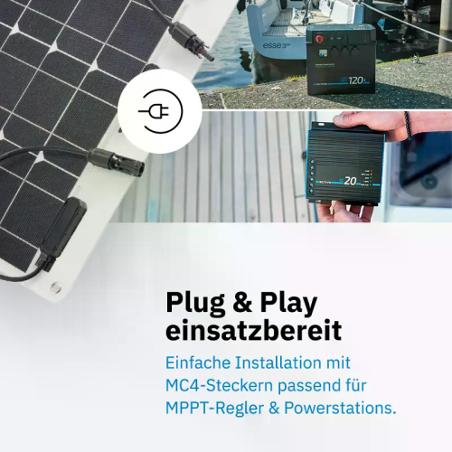ECTIVE MSP 140 Flex flexibles Solarmodul monokristallin 140W
