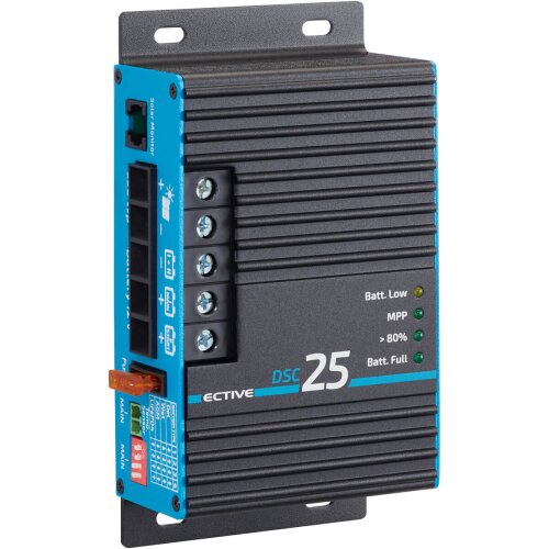 ECTIVE DSC 12 MPPT Dual Solar-Laderegler für zwei 12V Batterien 165Wp 50V 12A
