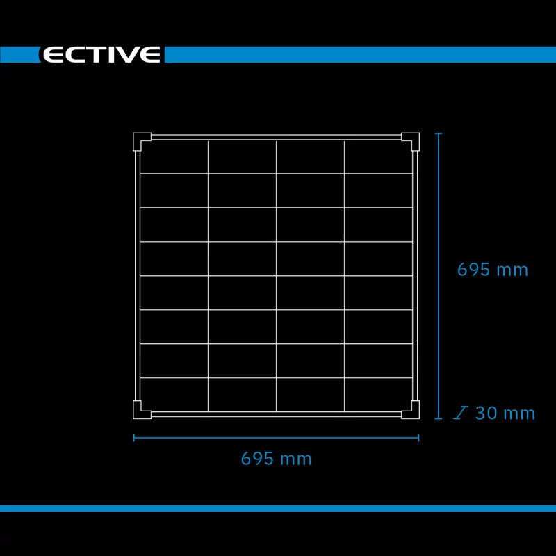 ECTIVE MSP 190s Nero Modulo solare monocristallino 190W