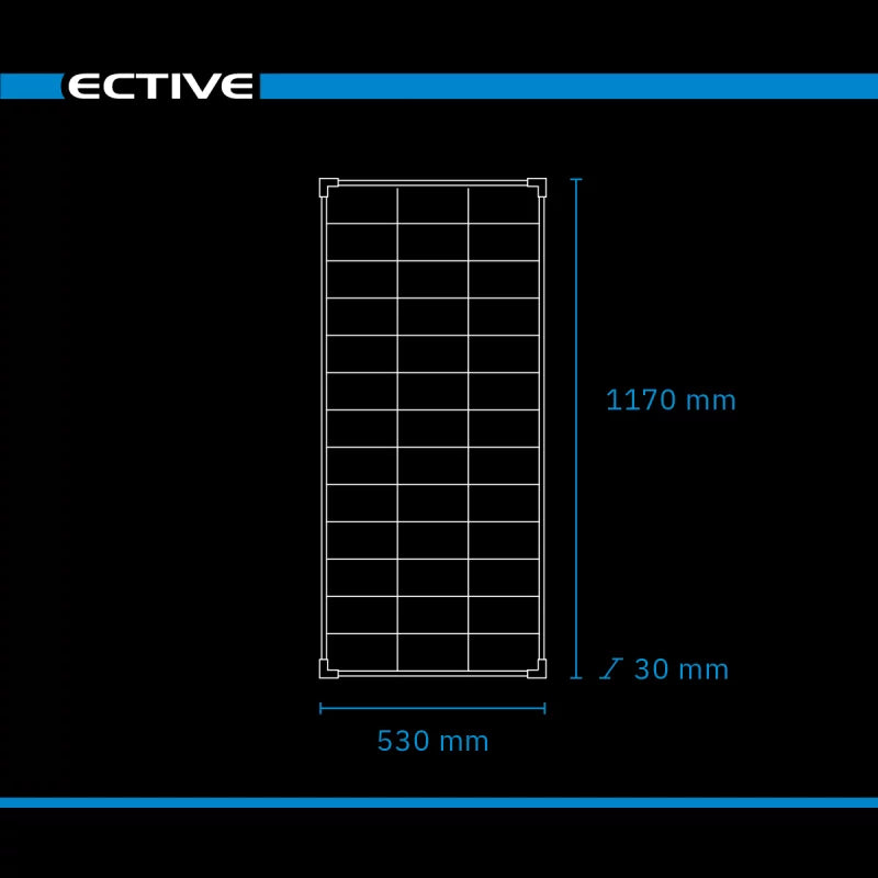 ECTIVE MSP 190s Nero Modulo solare monocristallino 190W