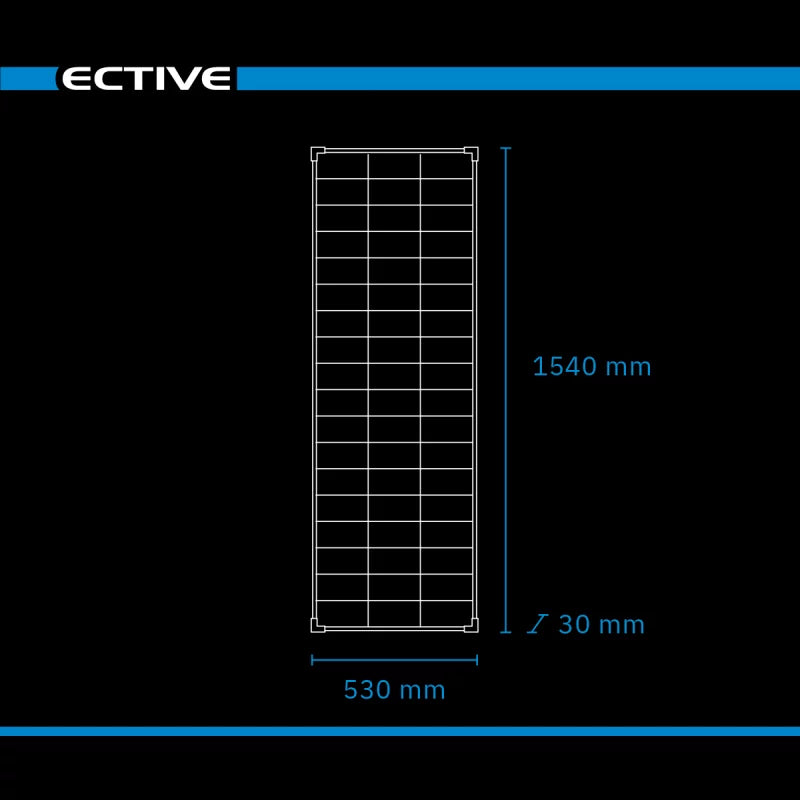 ECTIVE MSP 190s Nero Modulo solare monocristallino 190W