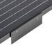 ECTIVE 2-teilig Alu-Haltespoiler für Solarmodule (schwarz)