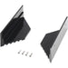 ECTIVE 2-teilig Alu-Haltespoiler für Solarmodule (schwarz)