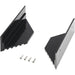 ECTIVE 2-teilig Alu-Haltespoiler für Solarmodule (schwarz)