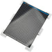 ECTIVE 7-teiliges kurzes Befestigungs-Komplettset für Solarinstallation (weiß)
