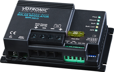 Enthaltene Komponente: Votronic Solar Regler MPP 260 CI – kein Foto des vollständigen Sets
