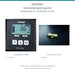 Set-Montage: VOTRONIC Batterieüberwachung Set 100 A – LCD Energy Monitor CI + Smart-Shunt CI; nicht maßstabsgetreu