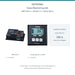 Set-Montage: VOTRONIC Solar-Monitoring-Set MPP 440 CI + Energy Monitor CI + 200-A-Shunt – enthaltener 200-A-Shunt nicht abgebildet (kein Foto verfügbar); nicht maßstabsgetreu