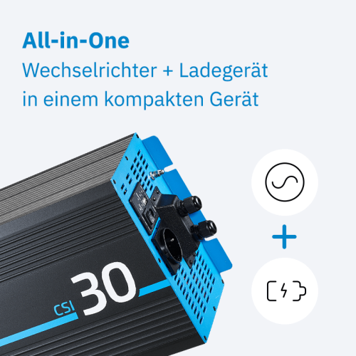 ECTIVE CSI 30 Sinus Charger-Inverter 3000W/24V Sinus-Wechselrichter mit Ladegerät und NVS