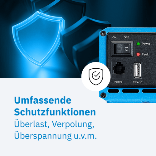 ECTIVE SI104 Sinus-Inverter 1000W/24V Sinus-Wechselrichter