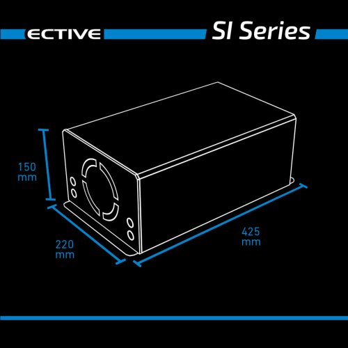 ECTIVE SI30 (SI304) 24V Sinus-Inverter 3000W/24V Sinus-Wechselrichter