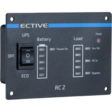 ECTIVE RC2 Fernbedienung mit Ladestandsanzeige für Wechselrichter der TSI-Serie