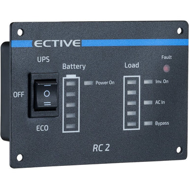 ECTIVE RC2 Fernbedienung mit Ladestandsanzeige für Wechselrichter der TSI-Serie