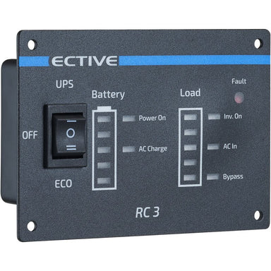 ECTIVE RC3 Fernbedienung mit Ladestandsanzeige für Wechselrichter der CSI-Serie