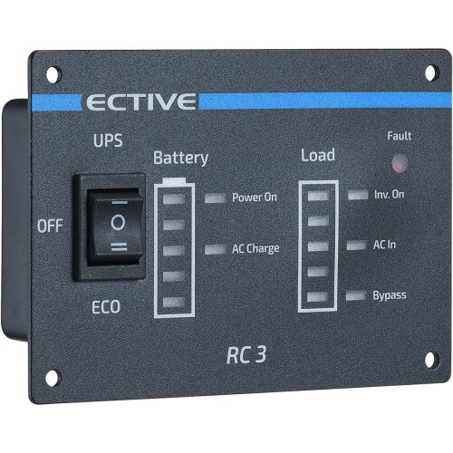 ECTIVE RC1 Fernbedienung mit Ladestandsanzeige für Wechselrichter