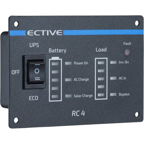 ECTIVE RC1 Fernbedienung mit Ladestandsanzeige für Wechselrichter