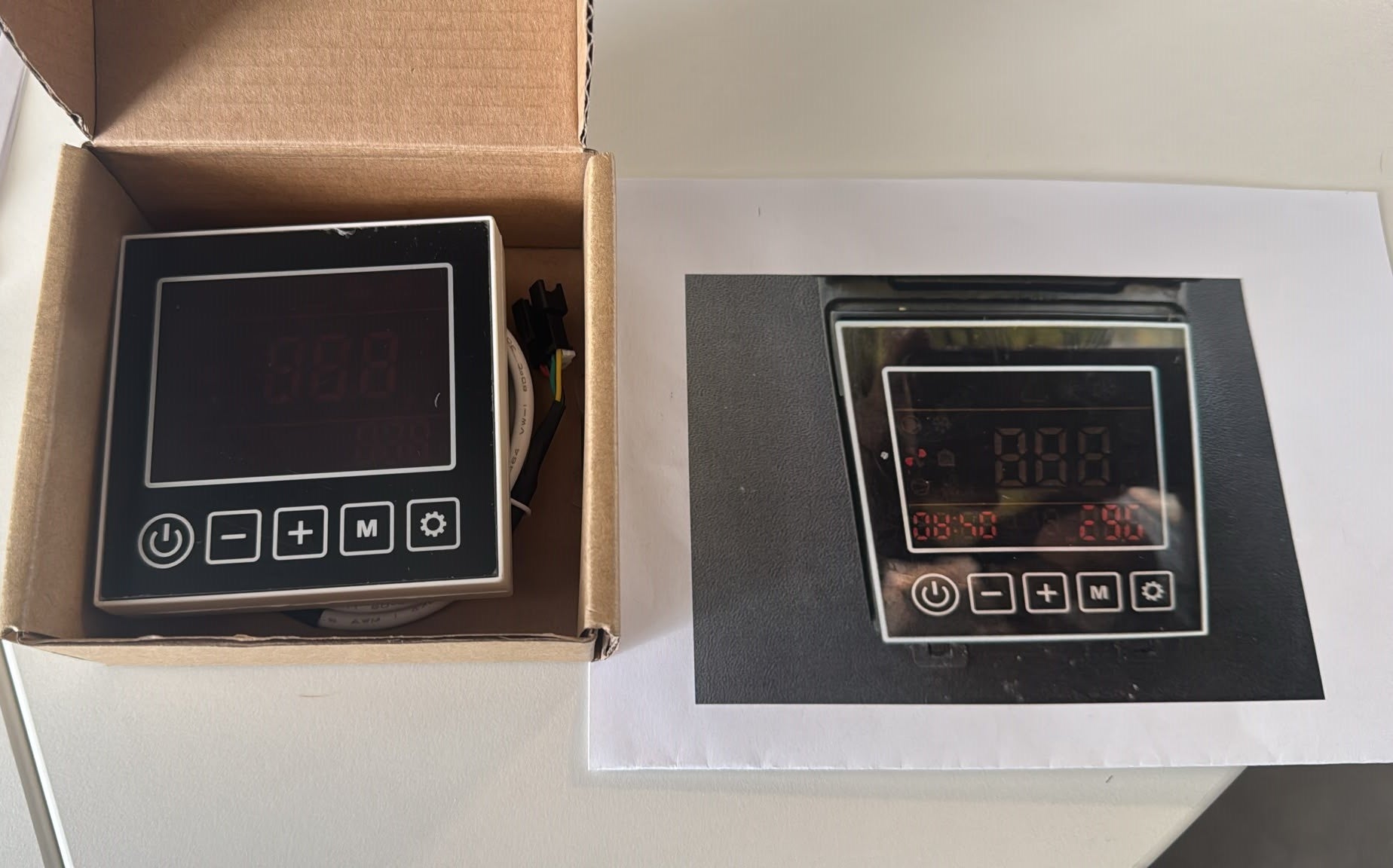 Ersatzdisplay WYA185 für Fantastic FIP35S3 mit Anschlusskabel