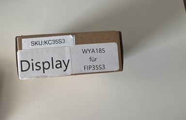 Display-Verpackung mit SKU KC35S3 und Zuordnung WYA185 für FIP35S3